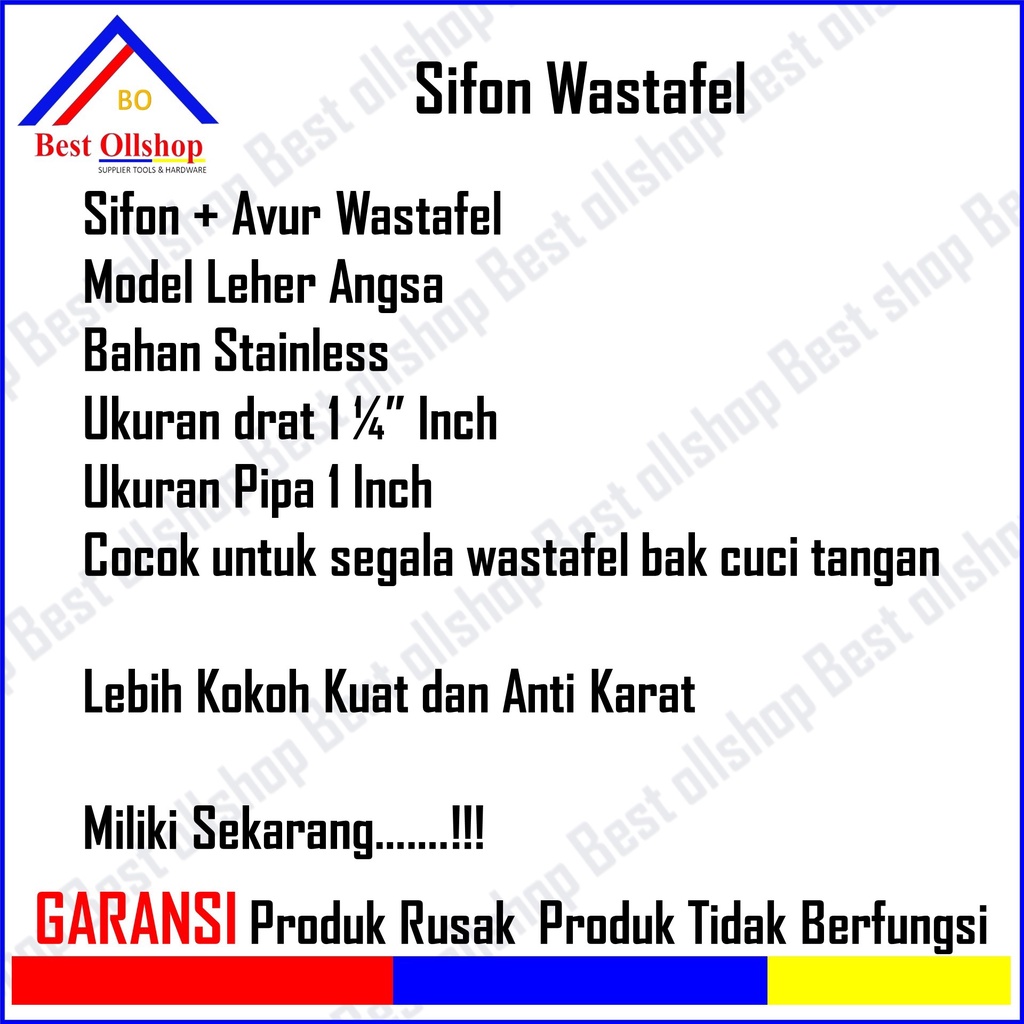 Sifon Leher Angsa Wastafel Pencet On Off Afur Air Stainless / Sifon Wastafel Afur Avur Bak Cuci Tangan Stainless Termurah