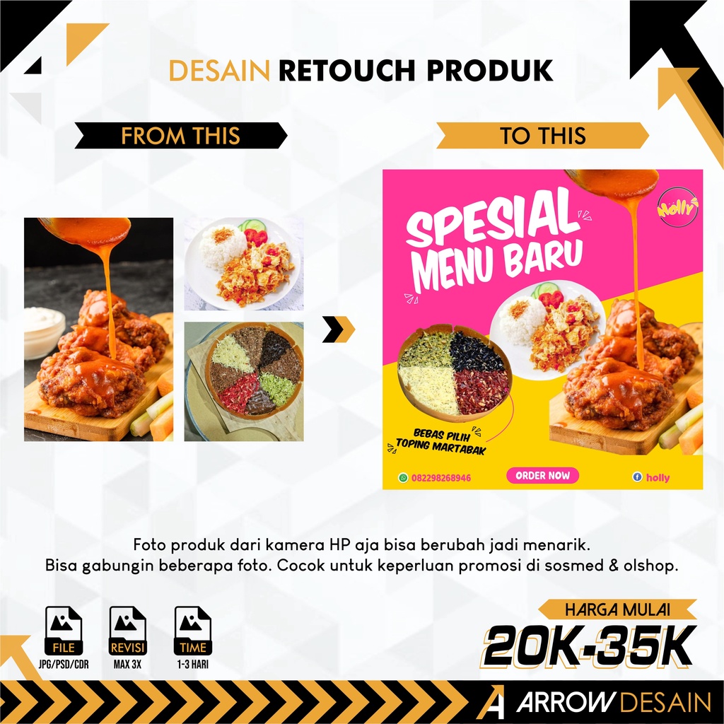 DESAIN RETOUCH FOTO PRODUK