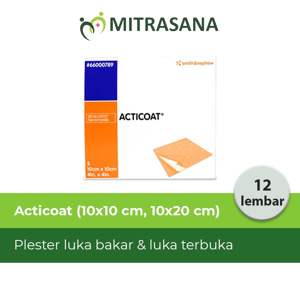 Jual Acticoat ukuran 10 x 10 cm / 10 x 20 cm Dressing Untuk Luka Absorben Shopee Indonesia