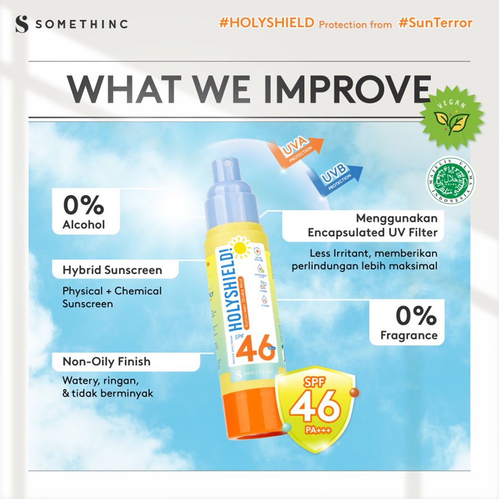 SOMETHINC Holyshield! Sunscreen Shake Mist SPF46 PA+++