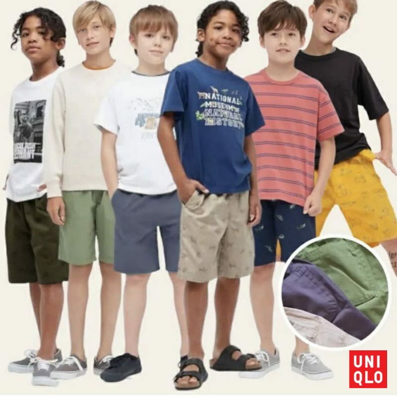 Uniqlo Short Pants Kids Boy/ Celana Pendek Anak laki-laki (3-12 Years)