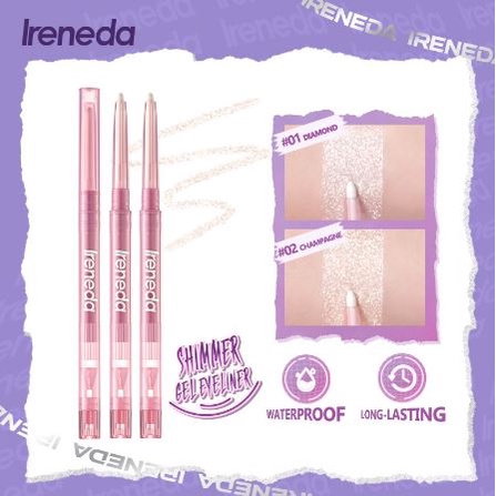 Ireneda Shimmer Creamy Eyeshadow Stick Eyeshadow Glitter Eyeshadow Shimmer