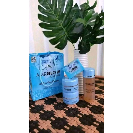 ❤️ ZILA ❤️ AMR GLOW SKINCARE BPOM ORIGINAL 100% PAKET WAJAH AMR GLO FACIAL WASH DAY CREAM NIGHT CREA