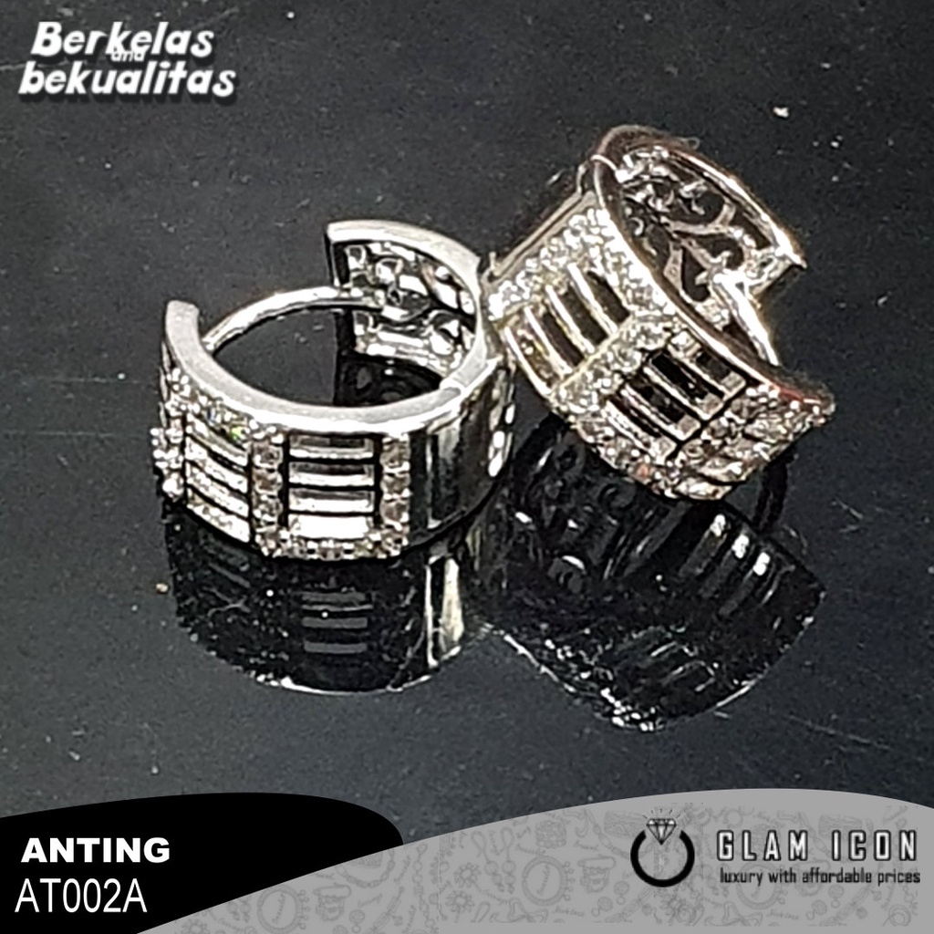 Anting Clip Mata Zigzag Cute AT002A ACS