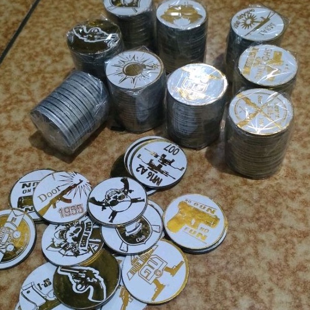 (COD) TAJOS BESI GACOAN EMAS ISI 18 PCS/PACK TAJOS BOGEM EMAS TERBARU