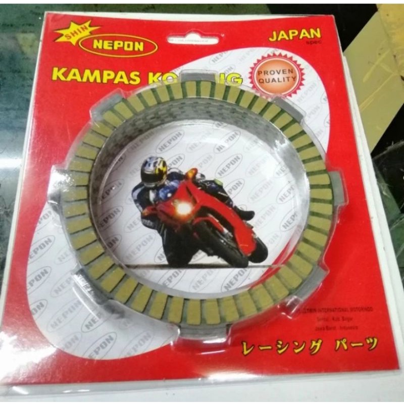 KAMPAS PLAT KOPLING RACING FIZR JUPITER Z VEGA NEPON JAPAN