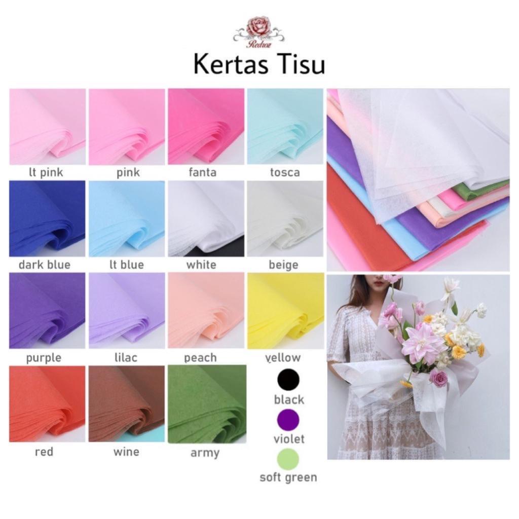 

1 Pack Kertas Tissue / Kertas Tisu Pembungkus Bunga