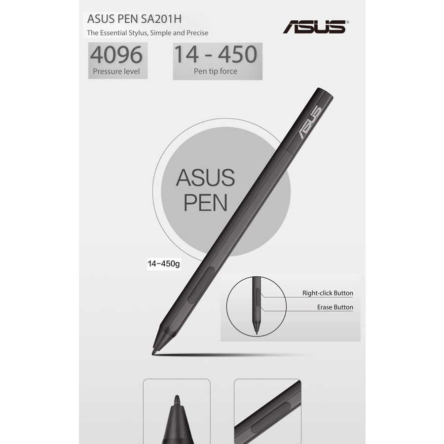 Active Stylus Pen Asus SA201H for Transfomer Vivobook Zenbook Original