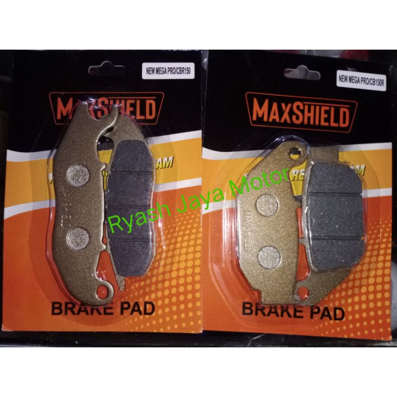 Paket kampas rem depan dan belakang MaxShield For Honda CBR 150R/cb 150R street fire