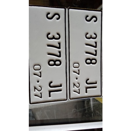 plat nomor sepeda motor standart samsat