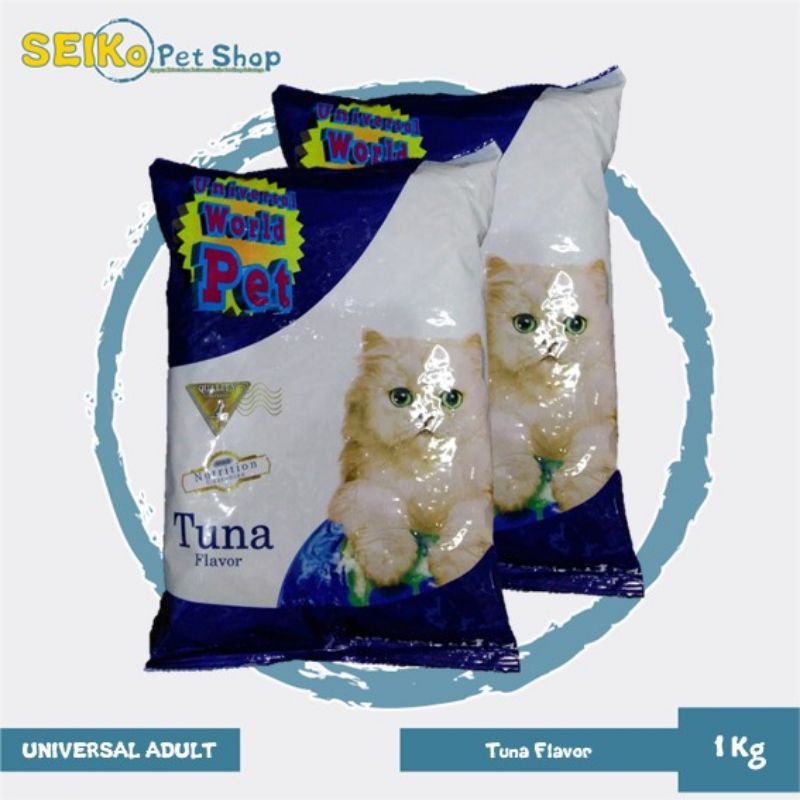Jual makanan kucing UNIVERSAL WORLD PET/ makanan kering / cat food