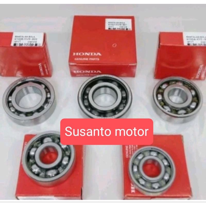 BEARING LAHER RASIO GARDAN SET 5 PCS KZL K25 K44  BEAT F1ESP VARIO 110  SCOPY