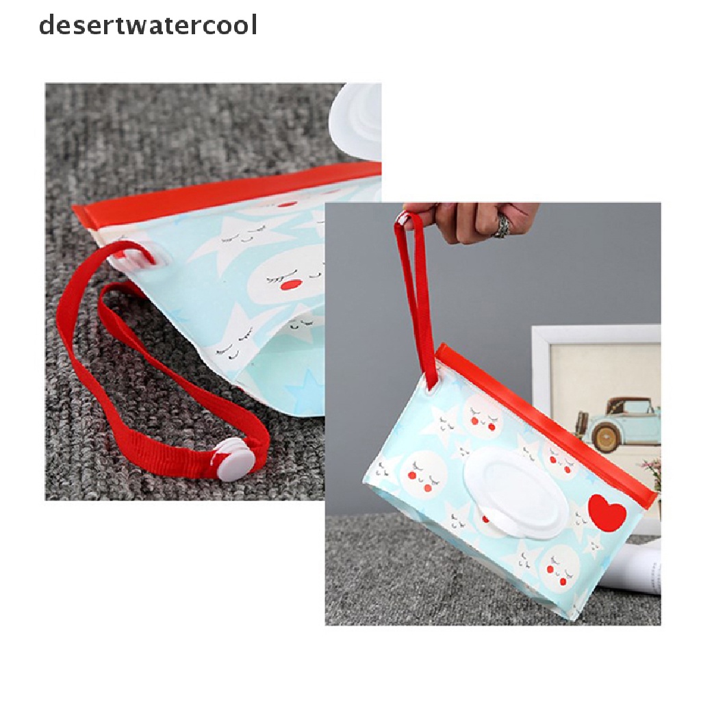 Deid Tas Pouch Holder Tisu Basah Bayi Bahan PEVA Reusable