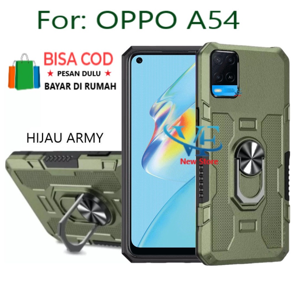 SOFT CASE STANDING ROBOT UNTUK OPPO A54- HIT EYE RING- -HARDCASE STANDING ROBOT  OPPO A54