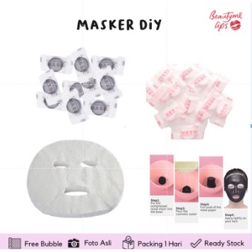 ECER Compressed Paper Mask Sheet / Tablet Mask / Masker Kertas