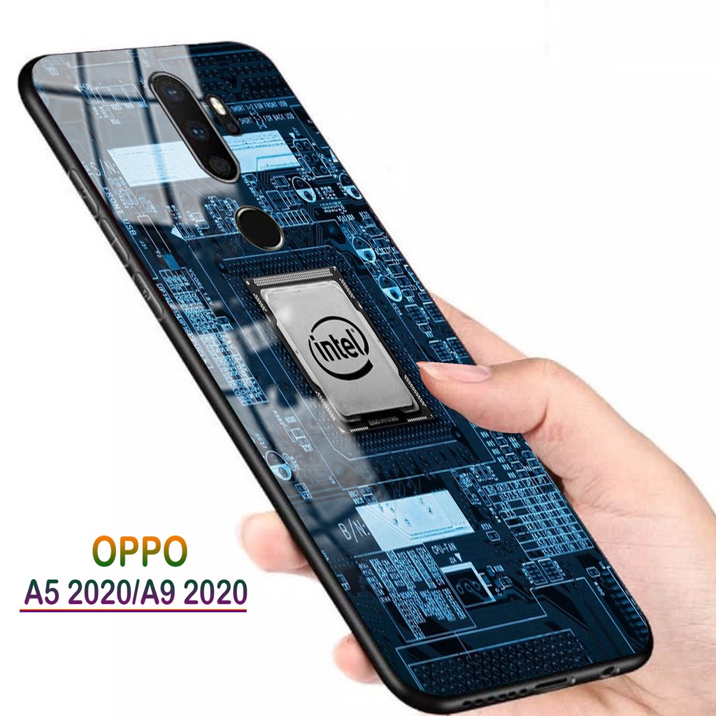 Softcase Kaca OPPO A5 2020 A9 2020 - Case Handphone A5 2020 A9 2020 [T07].
