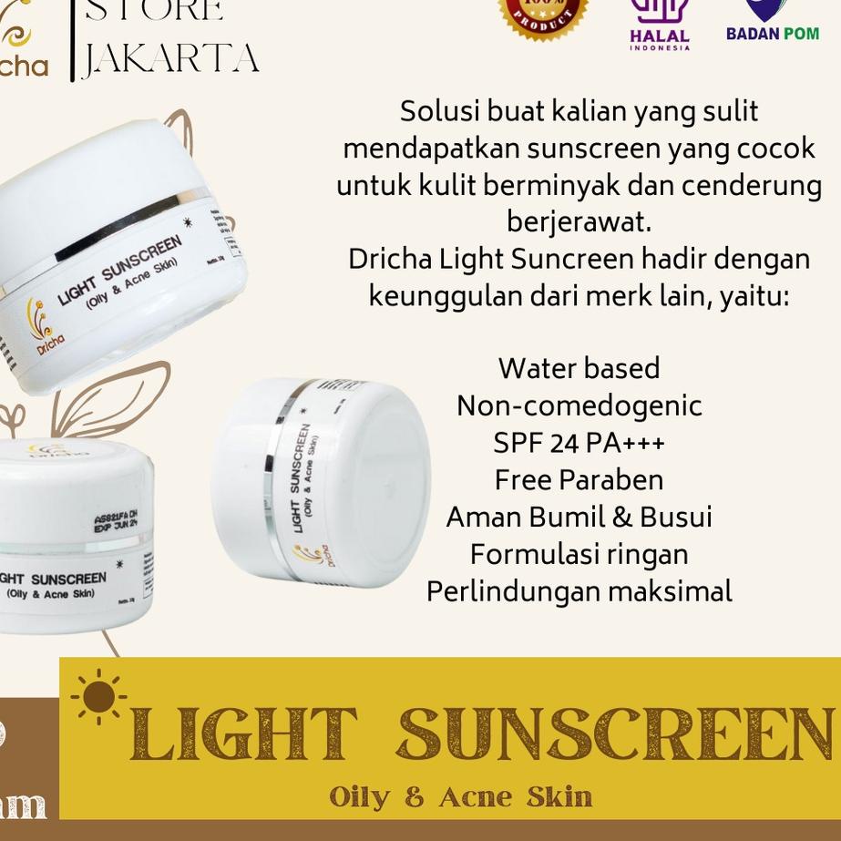 LIGHT SUNSCREEN DRICHA (OILY&ACNE SKIN)