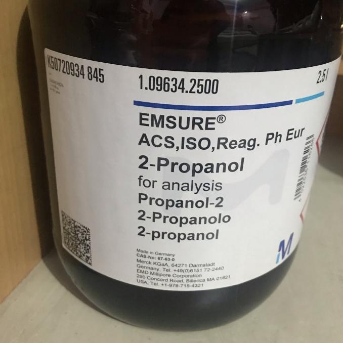 MERCK 2-propanol / isopropyl-alcohol 1.09634 / 2.5L