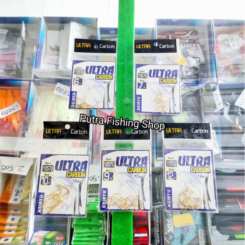 Mata Kail Pancing Ultra Carbon Kuning 1057G - Kail Pancing Gold Ultra Carbon - Mata Pancing Ultra Ca