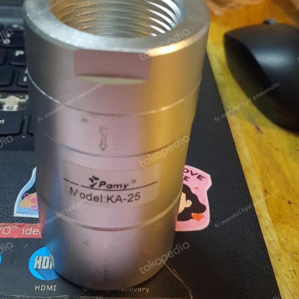 INLINE CHECK VALVE PNEUMATIC 1 INCH