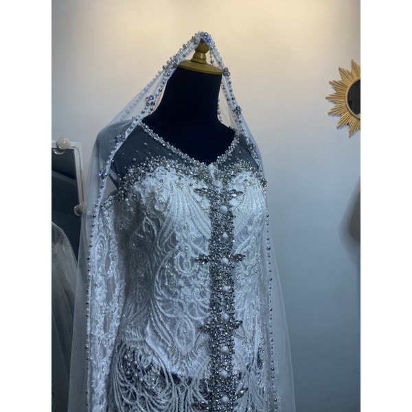 kebaya akad premium payet jepang