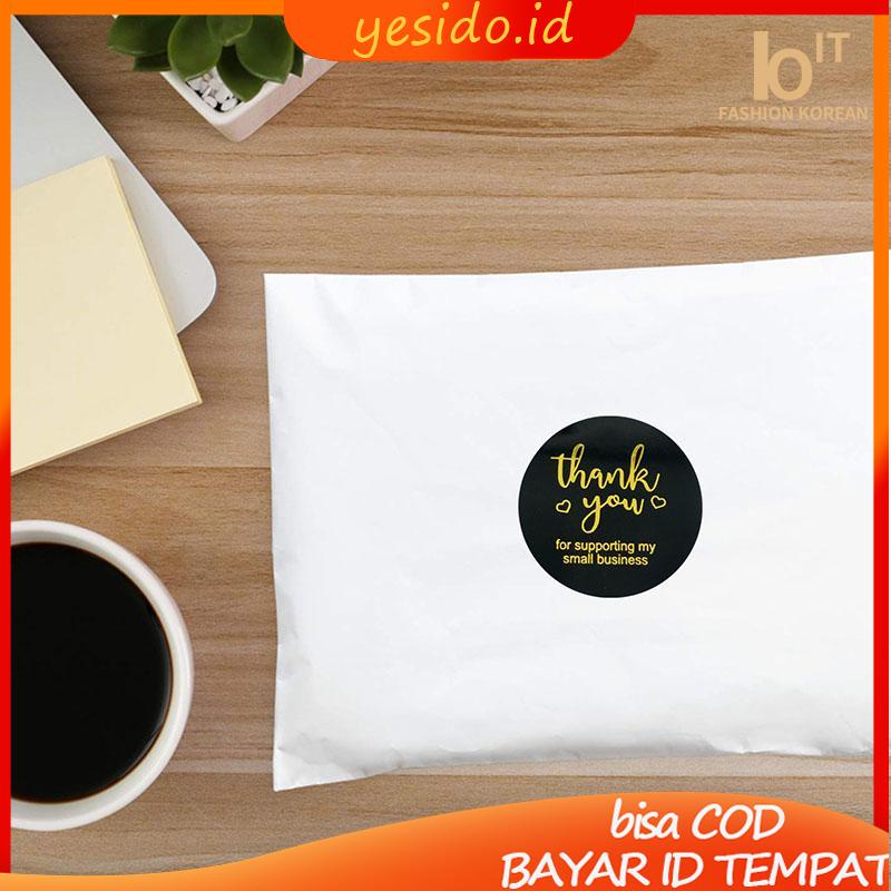 

[COD✨Ready stock]500 Pcs 1 Roll Stiker Terima Kasih Sticker Label Thank You Promo-YES
