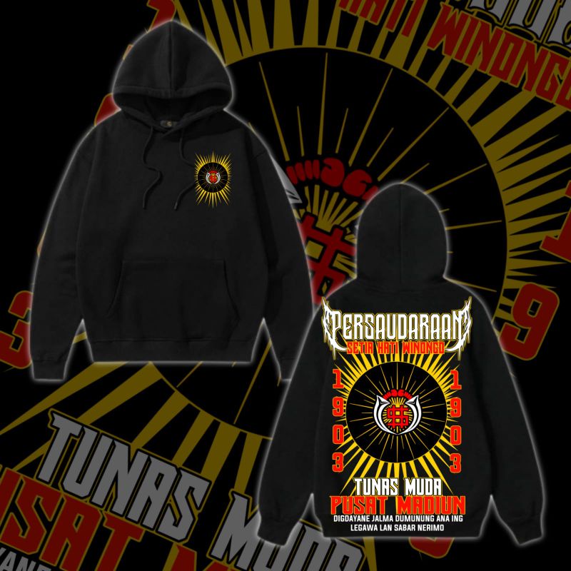 HOODIE PSHW / KAOS PSHW / TS HOODIE PSHW WINONGO 1903 TUNAS MUDA PUSAT MADIUN BAHAN PREMIUM KUALITAS