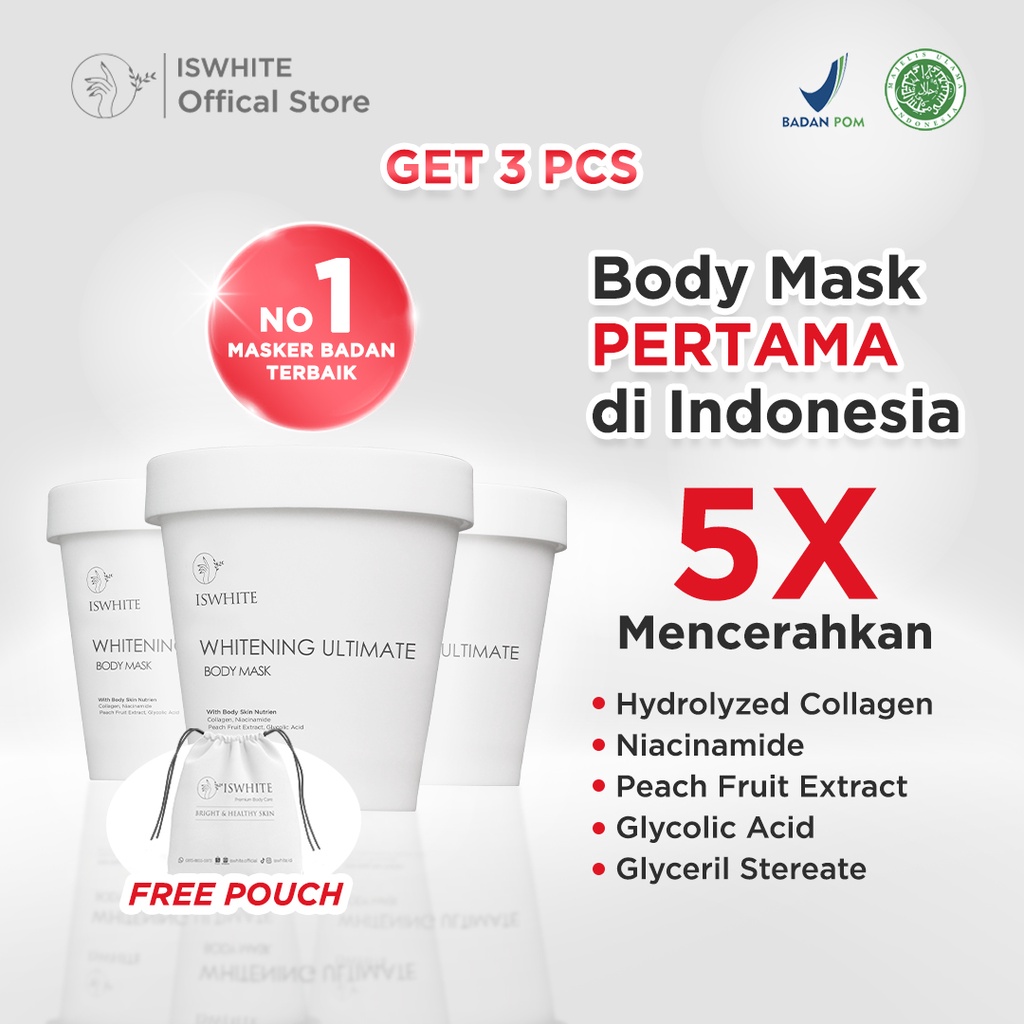 ISWHITE PERFECT TRIPLE PACKAGE | BODY MASK | BODY SERUM