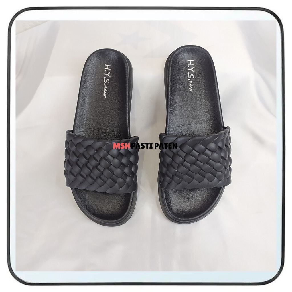 Sandal selop jeli impor perempuan terbaru Sandal karet wanita size 37-41