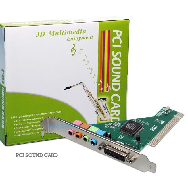 PCI SOUND CARD STANDART / PCI AUDIO CARD MURAH