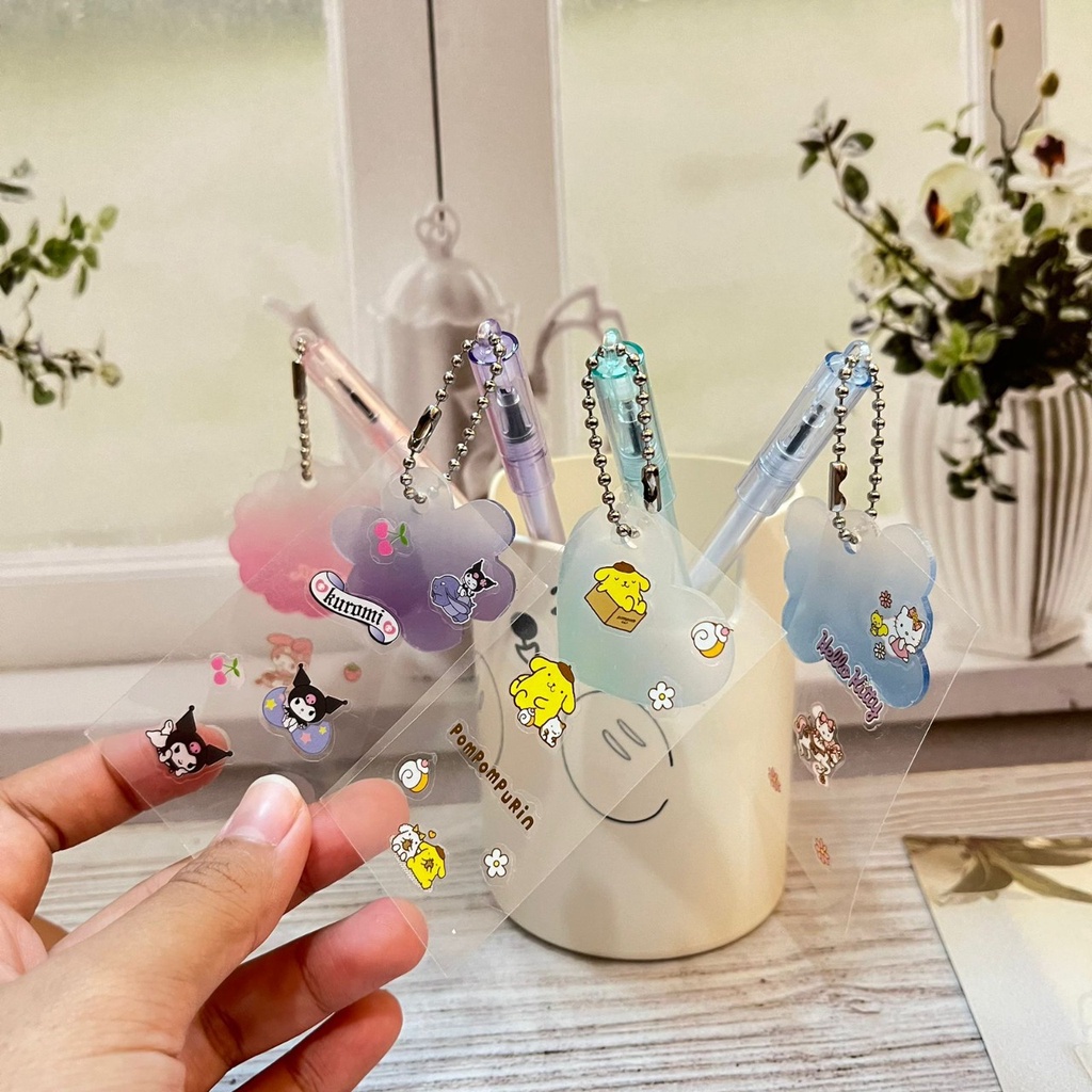 PULPEN MODEL GANTUNGAN SANRIO STIKER AKRILIK SUPER UNIK DAN LUCU