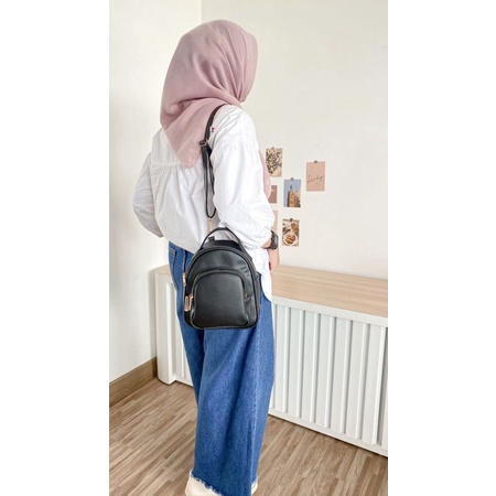 Kimmy Ransel Multifungsi - Tweelyforbag - Tas Ransel Wanita - Tas Wanita