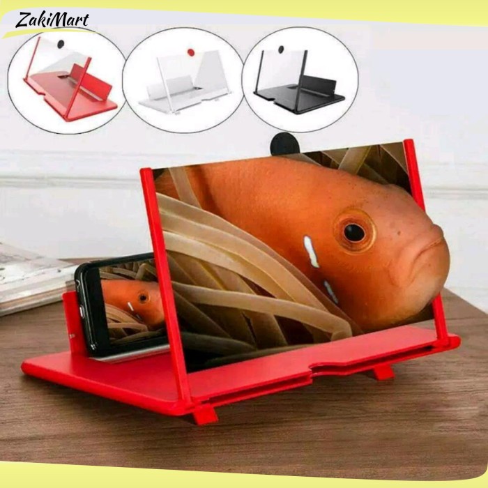 Holder Pembesar Kaca HP Pembesar Layar F3 Smartphone 3D HD Stand - Pembesar Layar