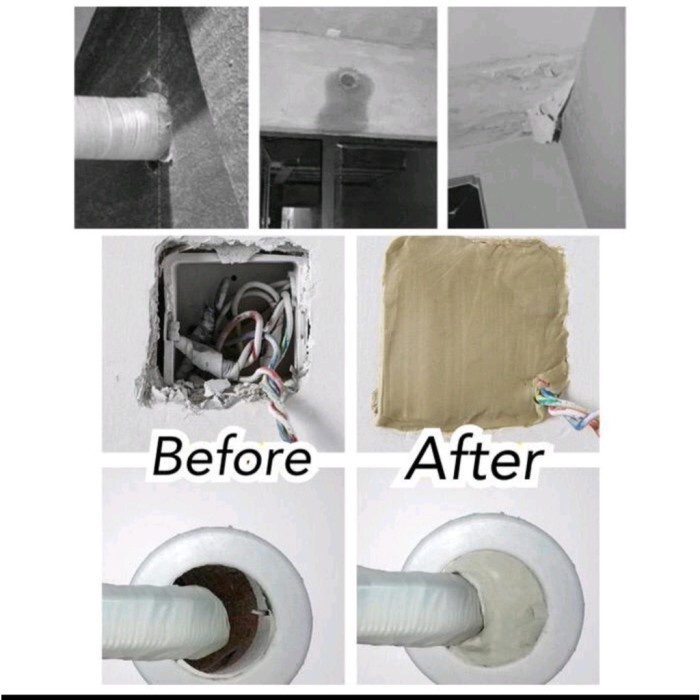 fmfit kryt mezery m9 menambal lubang/celah pipa AC