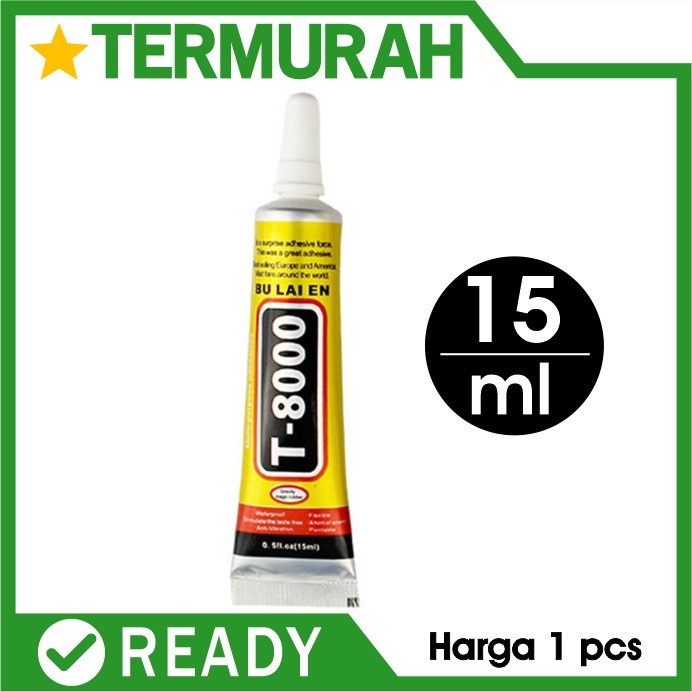 

ZHANLIDA T8000 Lem jelly 15ML LCD Touchscreen CASING HP putih bening casing tape