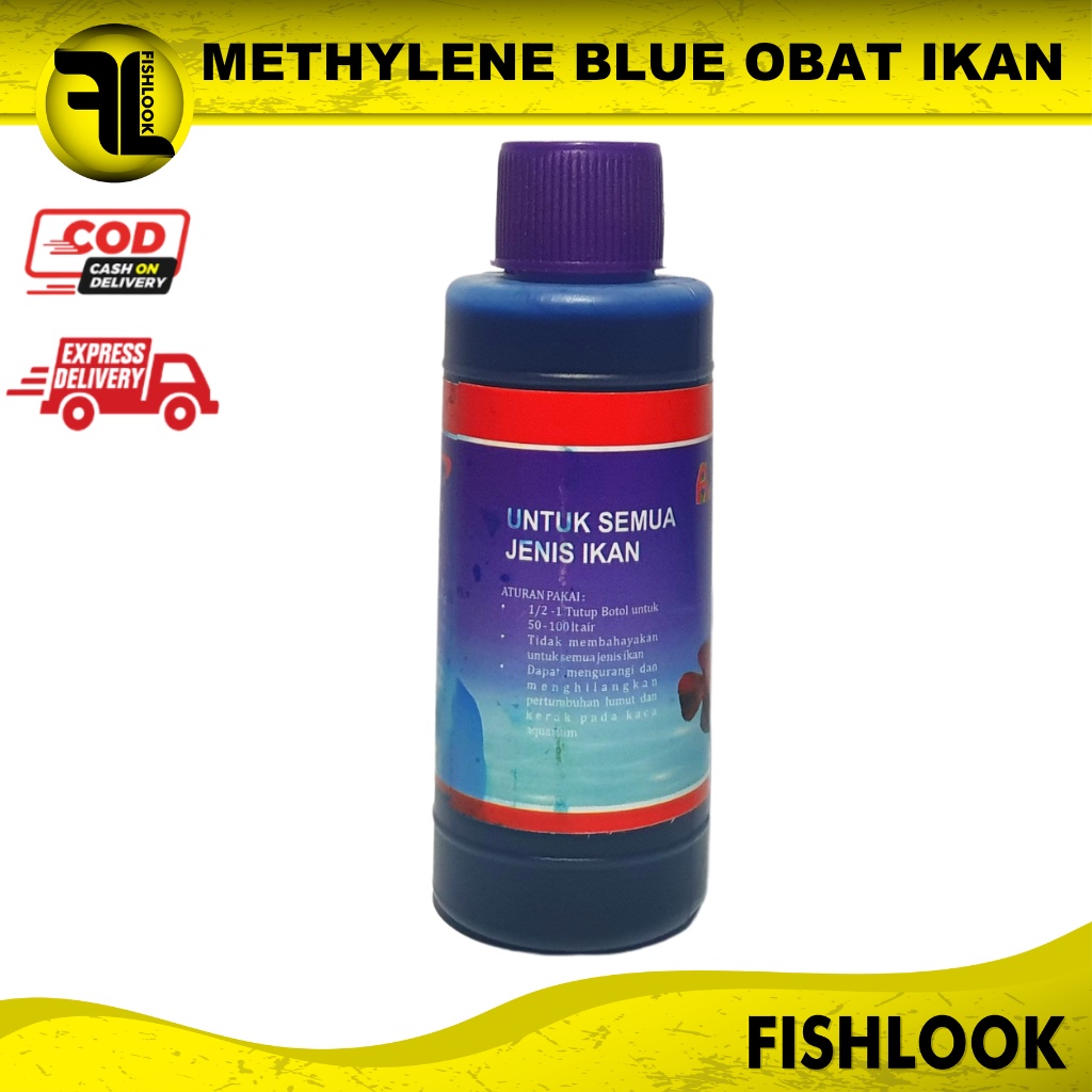 Methylene blue obat biru penyakit ikan akuarium aquascape