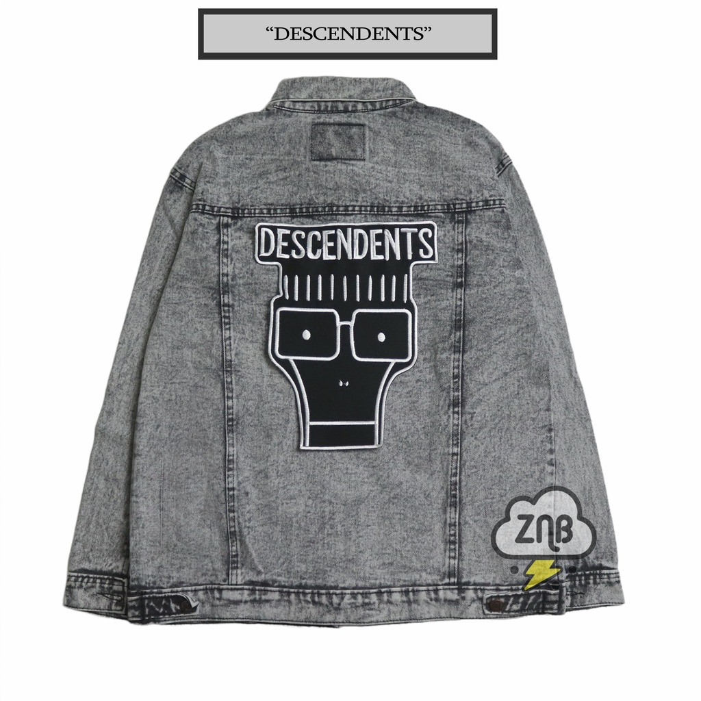 PATCH DESCENDENTS EMBLEM MUSIK TEMPELAN JAKET JEANS HOODIE BEST QUALITY