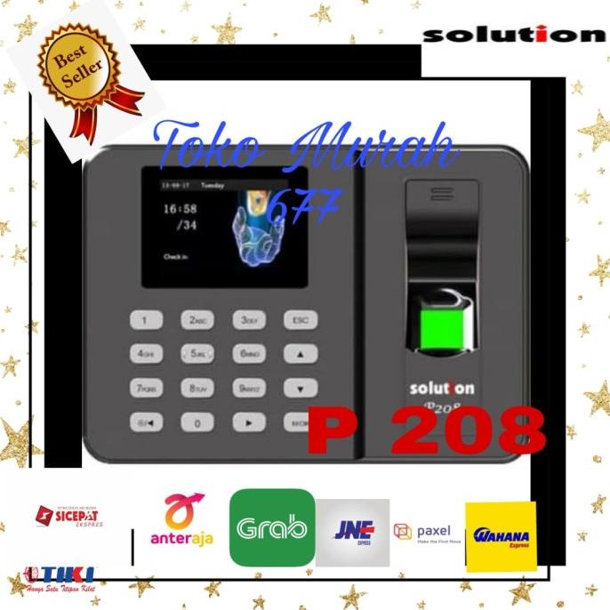 Mesin Absen Fingerprint Solution P208