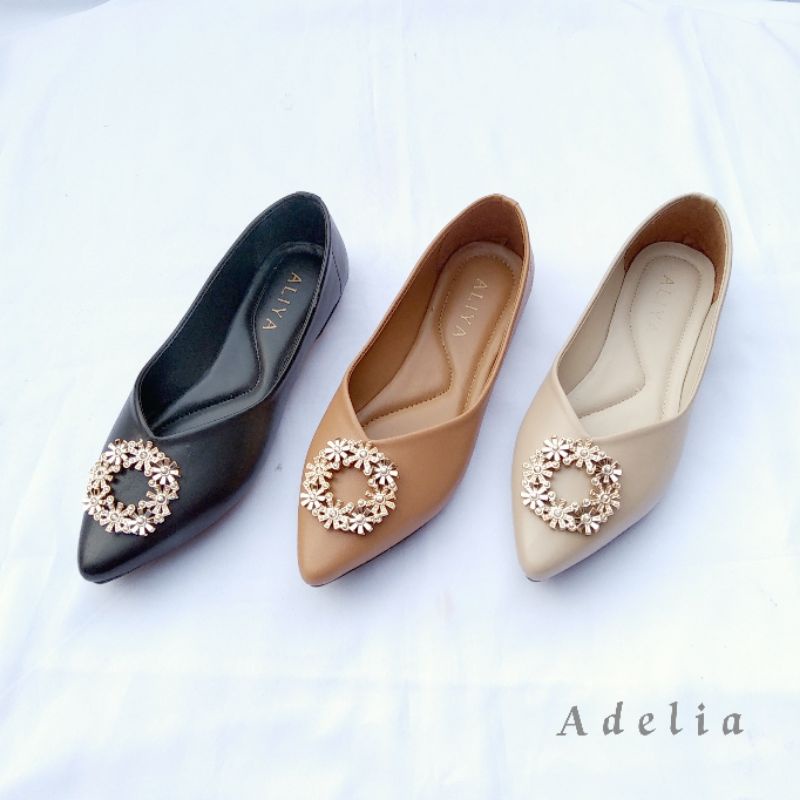 Aliyashoes Sepatu Flat Wanita Adelia