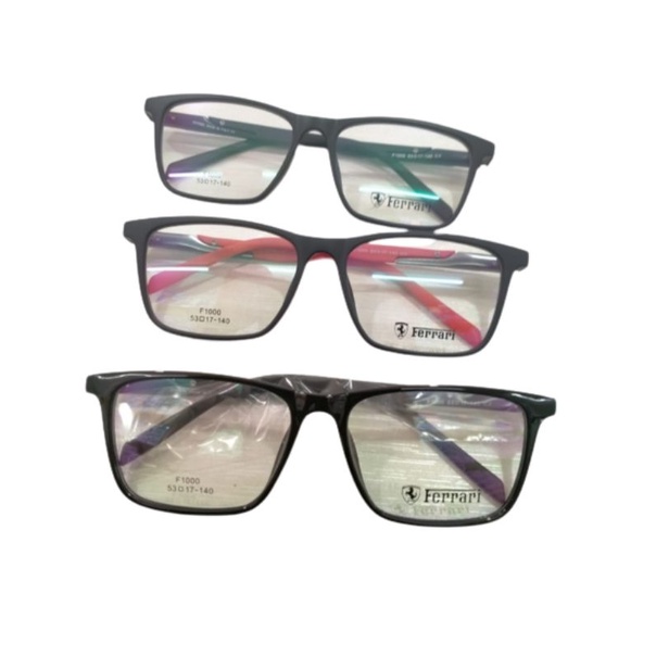 FREM KACAMATA PRIA FERRARI BONUS KOTAK KACAMATA