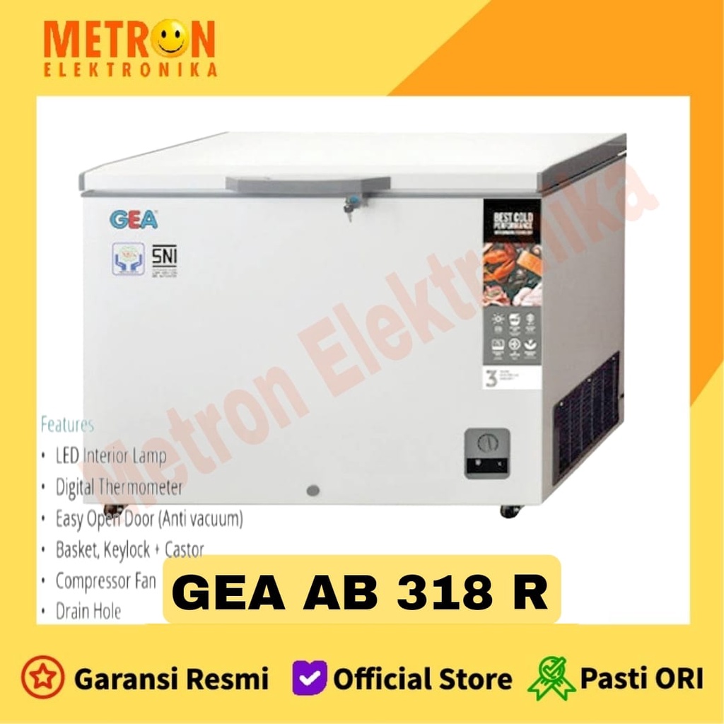 GEA AB 318 R CHEST FREEZER 318 LITER / AB318R