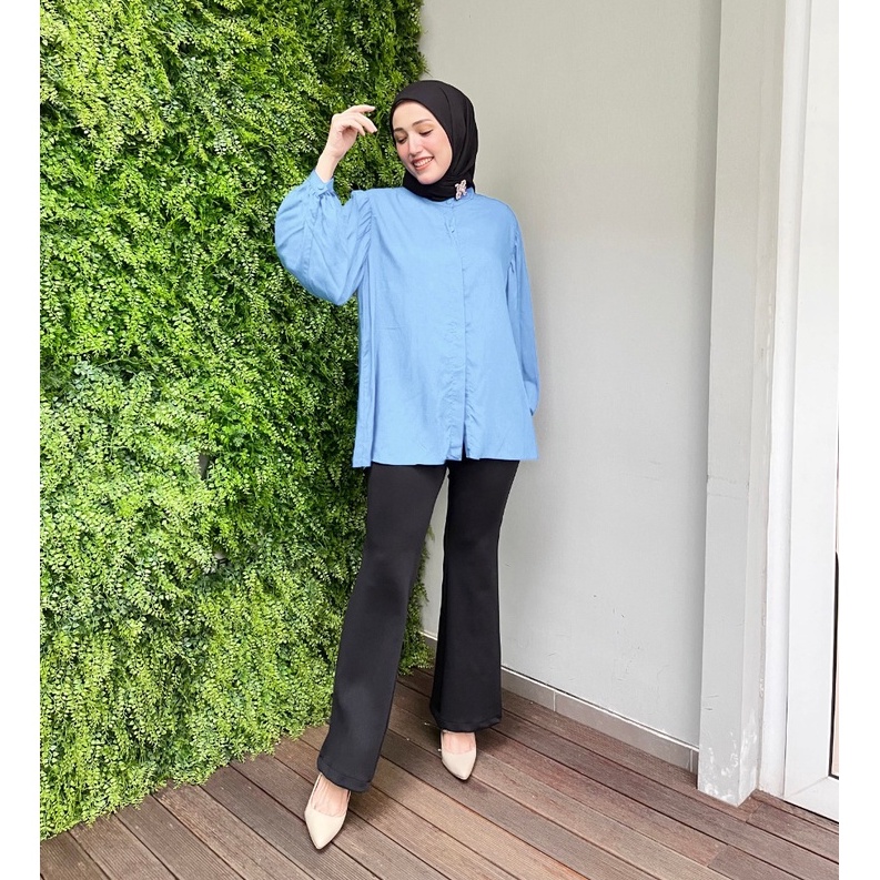 [LAST STOCK]  Radwah - Nayara Top - Atasan Muslim Wanita Kemeja Polos