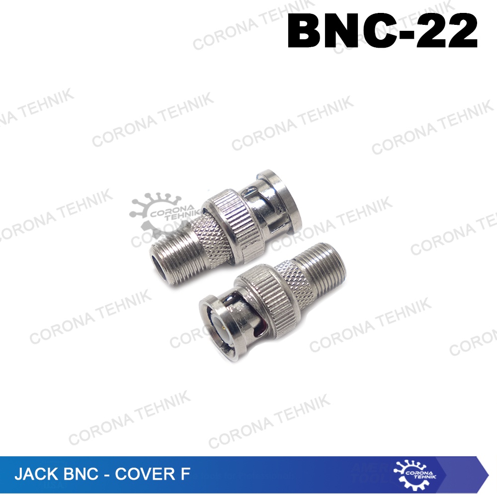 ( Jack BNC Male To Connector F Female ) Jack BNC To Cover F