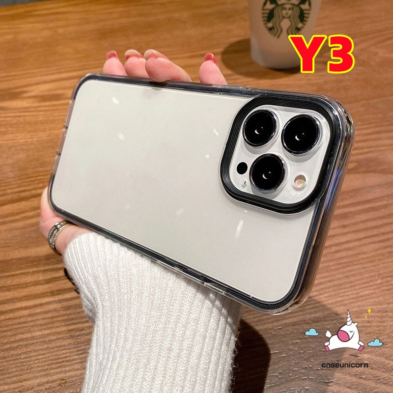 Bumper Shockproof 3-in-1 Mewah Bening Simple Soft Case Samsung A04s A04 A14 A13 A12 A50 A50s A30s A32 A52 A52s A72 A23 A22 A20s A31 A21s A11 A73 A53 A33 5G Penutup Bingkai Warna Permen