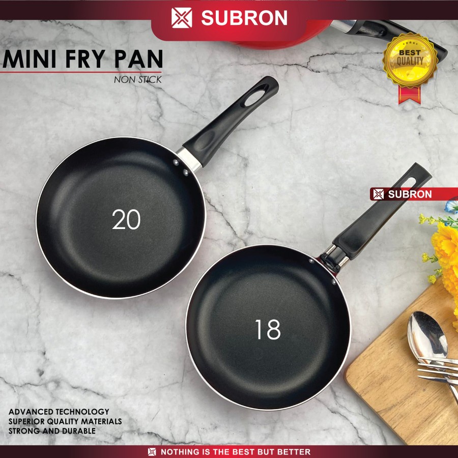 Frying Pan Lapis Teflon Non-Stick Anti Lengket 18/20cm - SUBRON