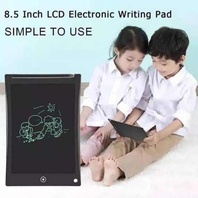 Papan LED Writing Tablet Drawing Board tab Alat Tulis Papan Pen Layar 8.5 inch Digital Anak Sekolah Mainan Gambar Lukisan Edukasi