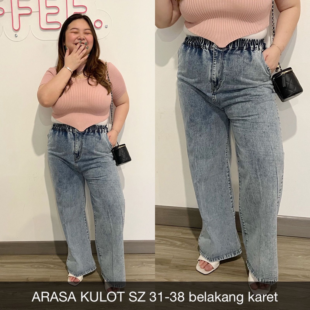 CELANA JEANS WANITA ARASA KULOT-SYSCLOTHIER