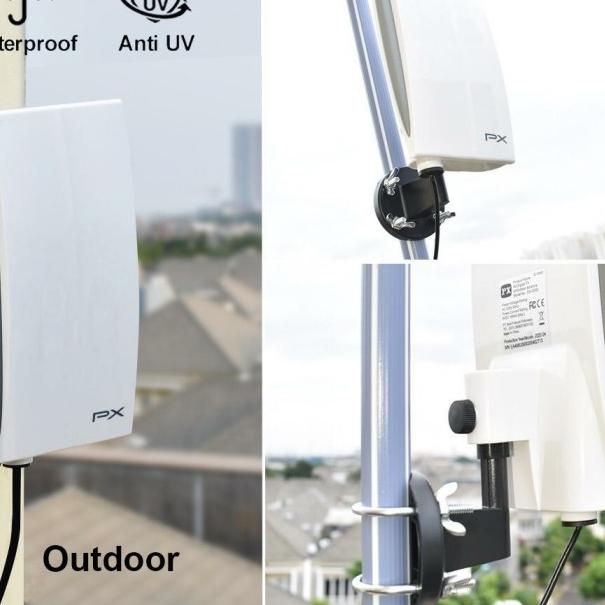 antena tv digital PX DA-5200 indoor outdoor smart antena luar dalam