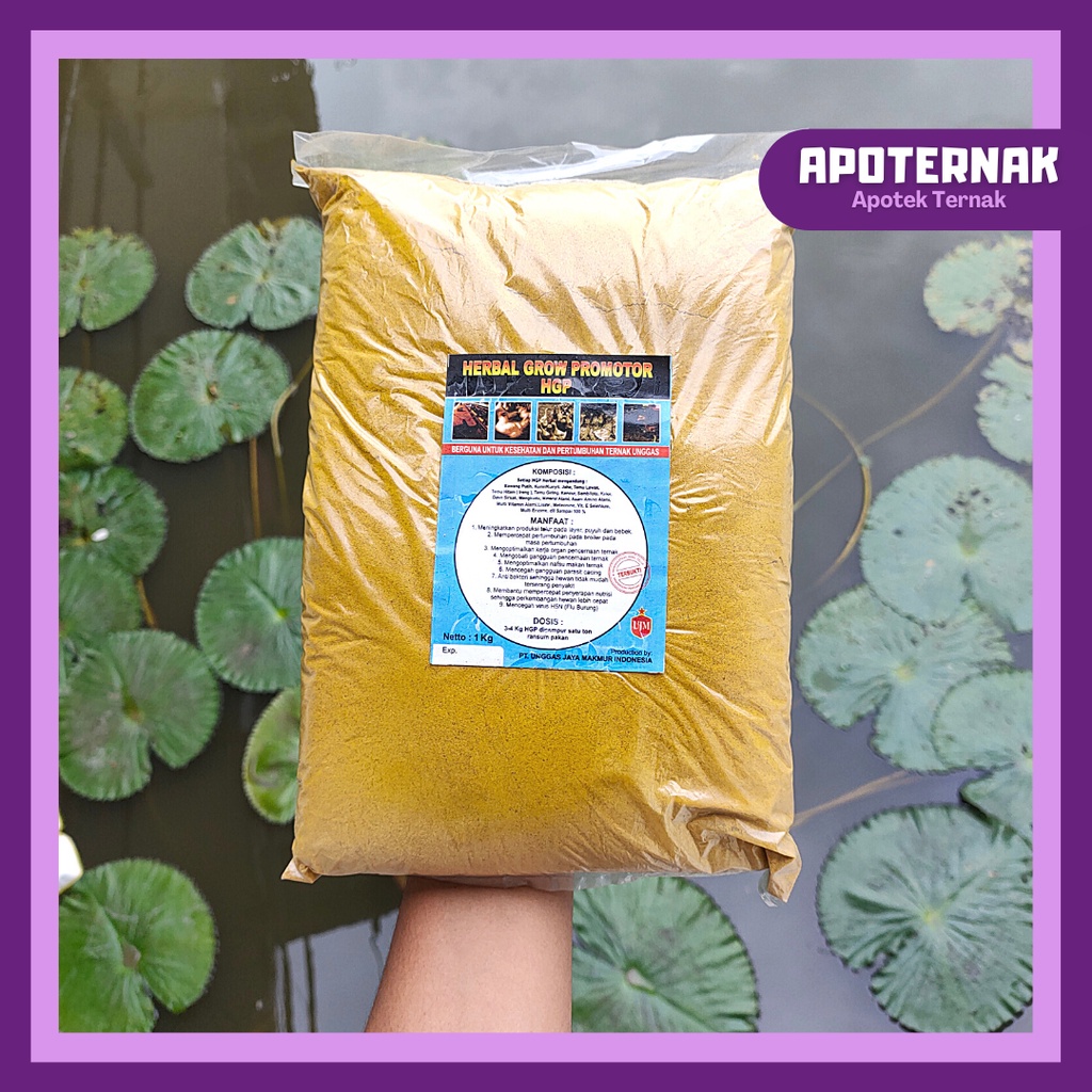 HERBAL GROW PROMOTOR 1 kg | Meningkatkan Pertumbuhan Ruminansia dan Unggas | HGP