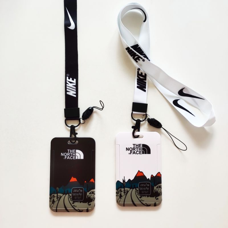 

ID CARD HOLDER NAME TAG LANYARD / KALUNG WADAH KARTU IDENTITAS THE NORTH FACE NIKE